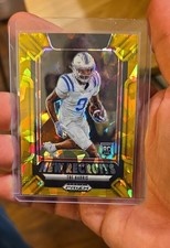 2025 Panini Prizm Draft Pick #2 Tre Harris New Recruits Gold Cracked Ice RC