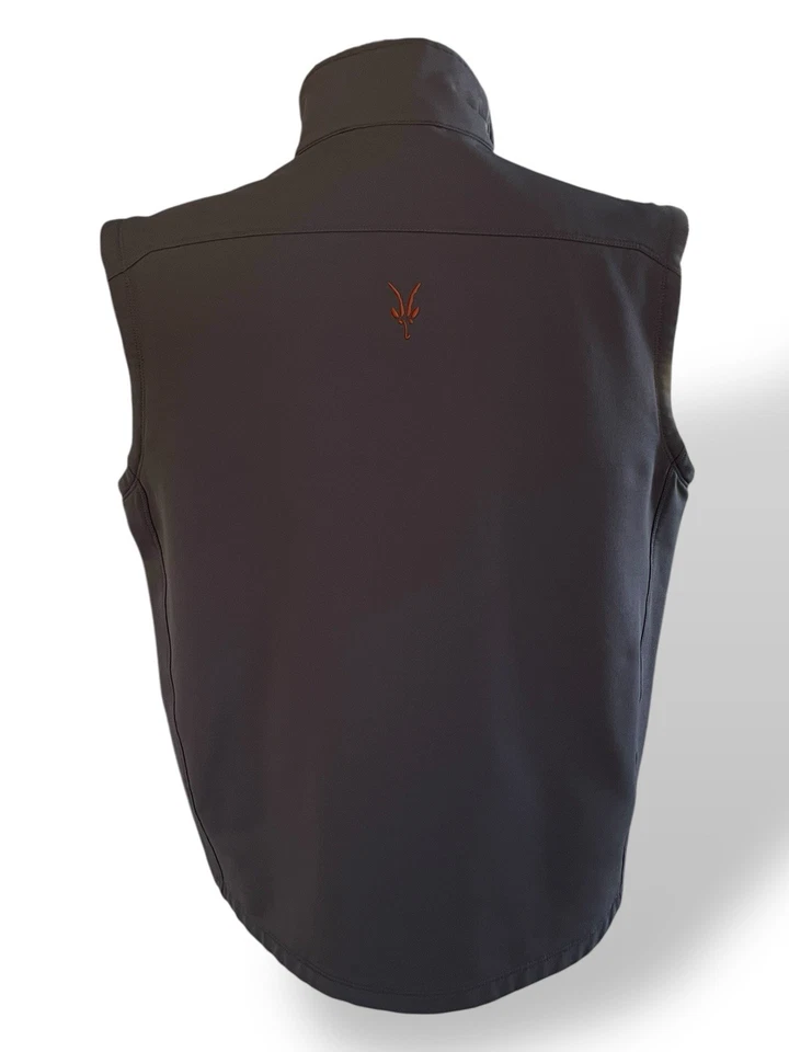 Ibex ClimaWool Vest Mens XL Gray Orange Sleeveless Outdoor - Image 3 of 4