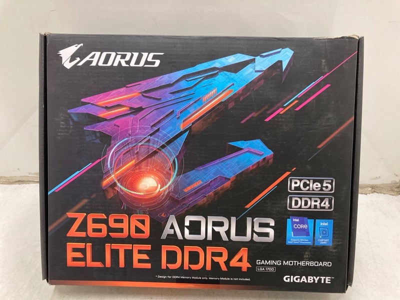 Gigabyte Z690 AORUS ELITE DDR4 Motherboard LGA1700 ATX - Boxed - Fully Working