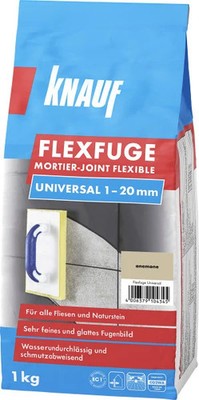 Knauf Fugenmörtel Flexfuge Universal 1 - 20 mm anemone 1 kg  Fugenmörtel