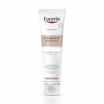2 X 150ml Eucerin White Therapy Clinical Gentle Cleansing Foam All Skins Types