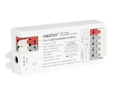 MIBOXER / Mi-Light - LED Controller 2in1 (Single color/dual white) 2,4GHz