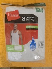 Hanes V-Neck T-Shirt 3-Pack, Short Sleeve, Tagless, XL