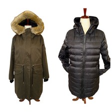 Soia & Kyo Removable Puffer Lined Parka Faux ...