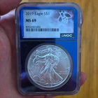 U.S. Mint 2019 American Eagle $1 1 oz Silver .999 NGC MS 69 8702657-032