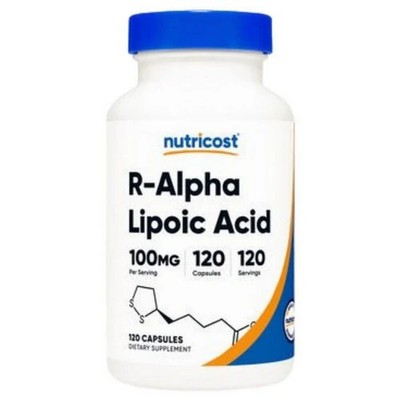 R-Alpha Lipoic Acid Capsules 120 Count 100 Mg
