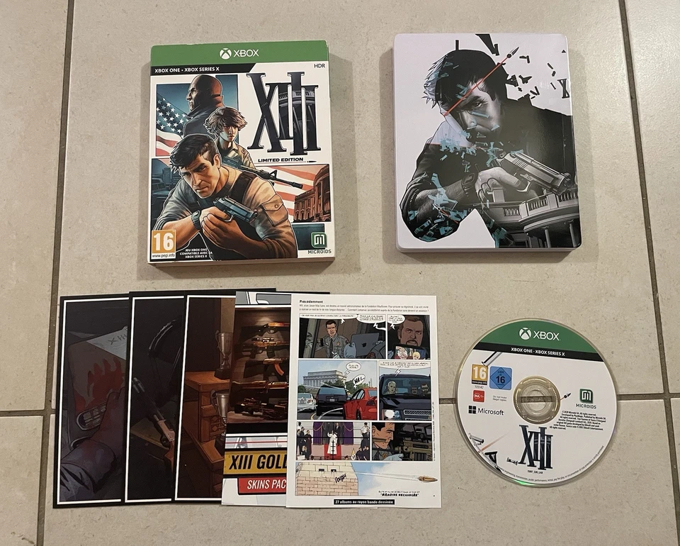 XIII Limited Edition Jeu XBOX ONE - XBOX SERIES X Steelbook Comme Neuf