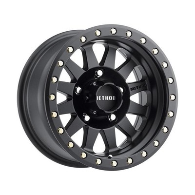 Method Race Wheels MR304 Double Standard 15x10 -50 Black 5x114.3 5x4.5 (QTY 4)