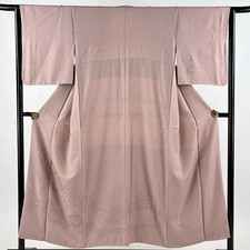 M Silk Kimono M Chinese Floral Pattern Pink Used 1515cm Length 64cm Sleeve