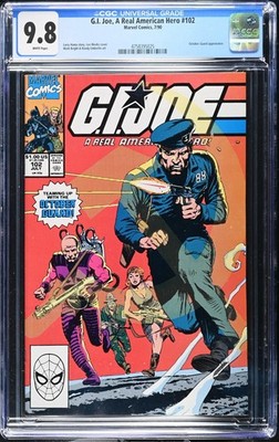 G.I. Joe, A Real American Hero #102 CGC 9.8 Marvel Comics 1990