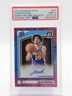 JARED MCCAIN 2024-25 DONRUSS OPTIC ROOKIE PINK VELOCITY AUTO /79 PSA 9 Q0004