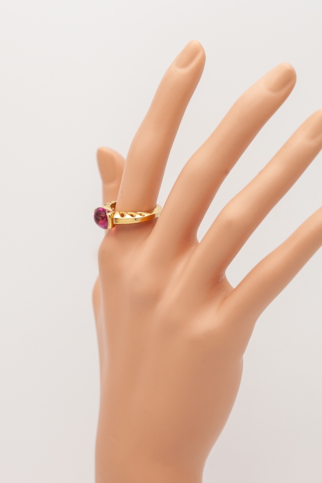 Kurt Wayne 18K Yellow Gold Pink Tourmaline Ring(2… - image 12