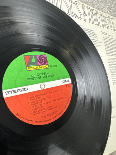 Led Zeppelin Houses Of The Holy LP Vinyl Album 1973 Atlantic SD 7255 - Picture 3 of 7