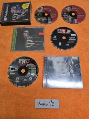 Resident Evil 2 Dual Shock, Directors Cut D Shock, Res Evil 3 Nemesis Bundle Lot