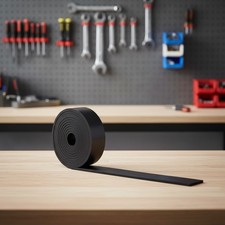 Striscia in gomma neoprene spessore 5/16" x 2" larghezza x 12' lunga per progetti guarnizioni