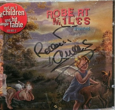 Dreamland von Robert Miles CD signiert Autogramm