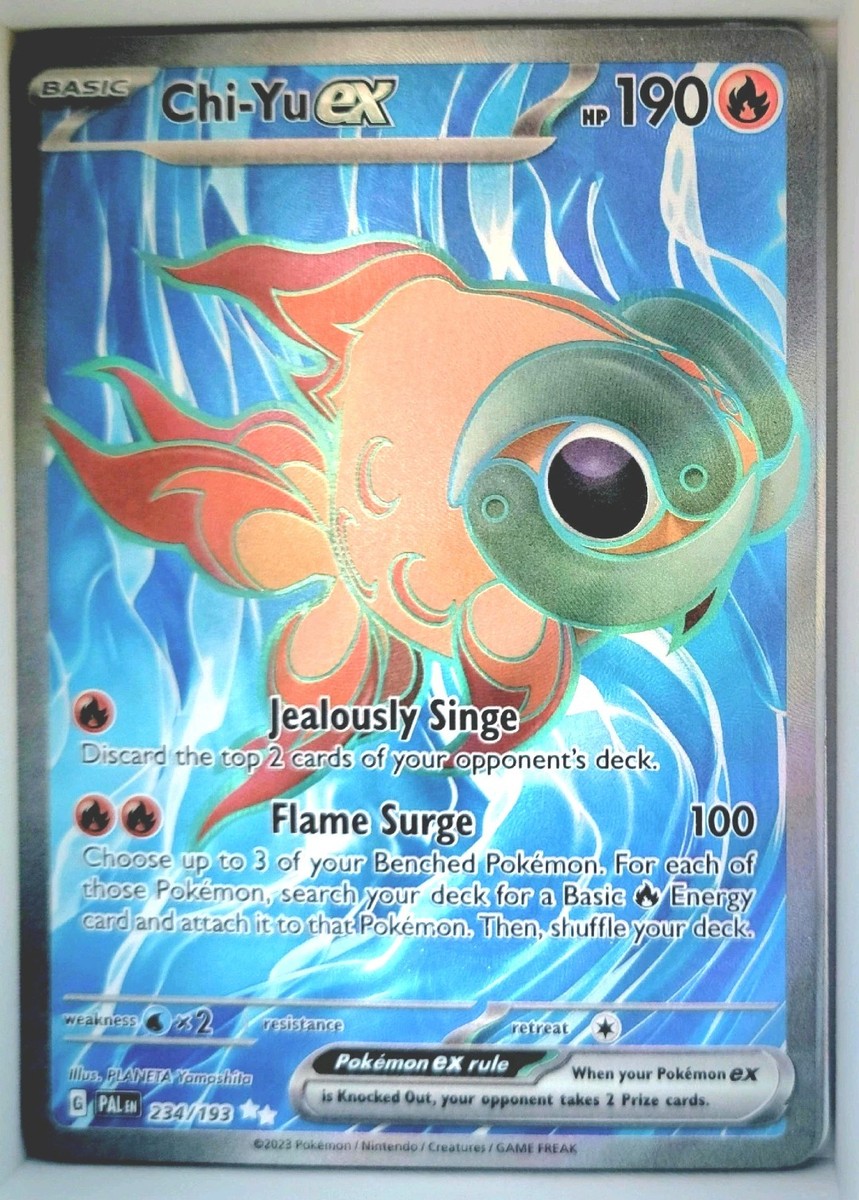 Chi-Yu EX HP190 2023 FULL ART Paldea Evolved Holo Card No 234/193