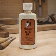 Barniz de aceite de tung Formby’s de colección para frotar a mano marrón 8 oz completo original