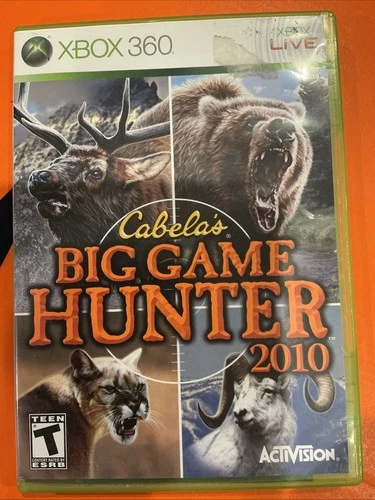 Cabela's Big Game Hunter 2010 (Microsoft Xbox 360, 2009)