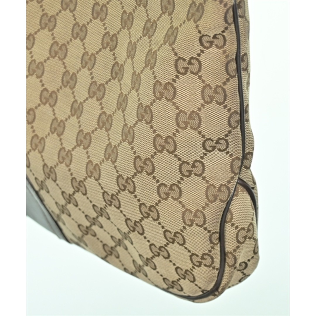 Gucci Shoulder Bag Brown Leather Used Free Shipping thumbnail 9