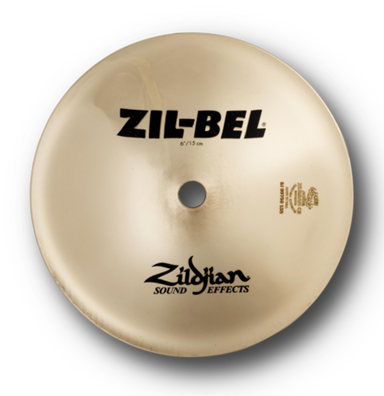 FX Cymbals Small Zil-Bel 6 pouces en bronze brillant pour batterie