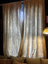 Susie Watson Apple Blossom Blanket Interlined Triple Pinch Pleat Curtains 230cm