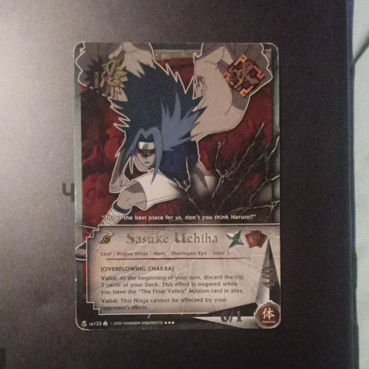 Naruto Sasuke In Individual Collectible Card Game Cards for sale