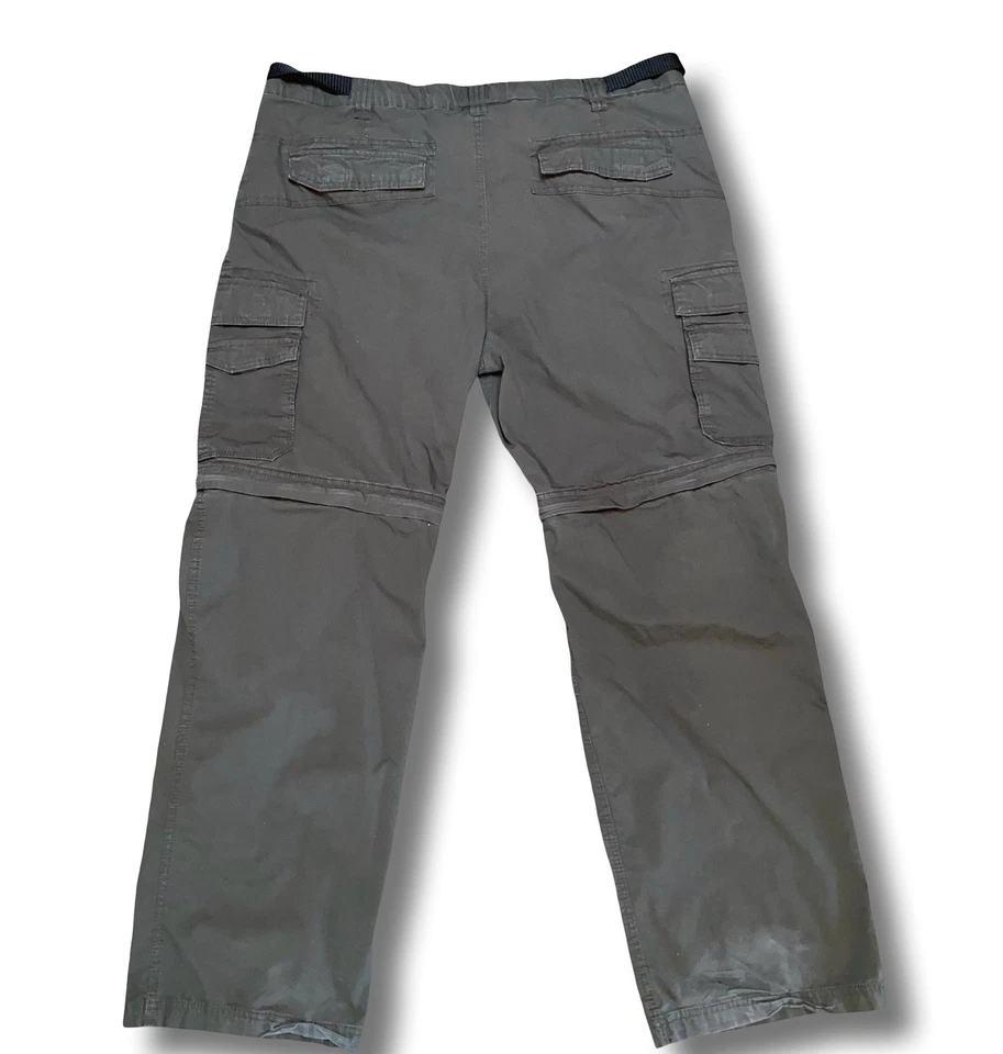 BC Clothing Cargo Convertible Pants Men’s 40x32 Zip-Off Hiking Outdoor Brown - Image 2 of 4