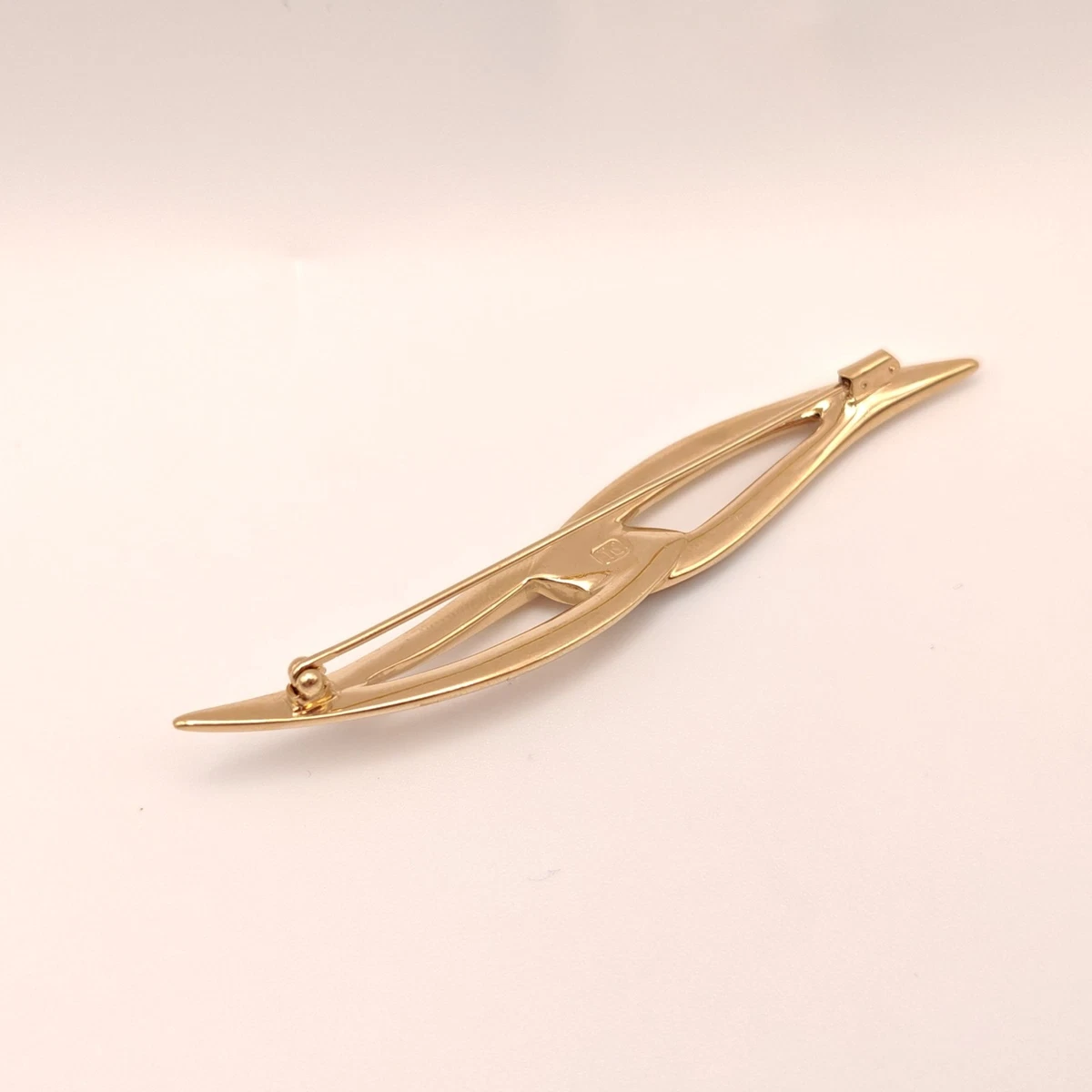 ⭐ Pierre Lang Brosche Anstecknadel Stecker Pin Anhänger Perle Stein Gold 050 ⭐