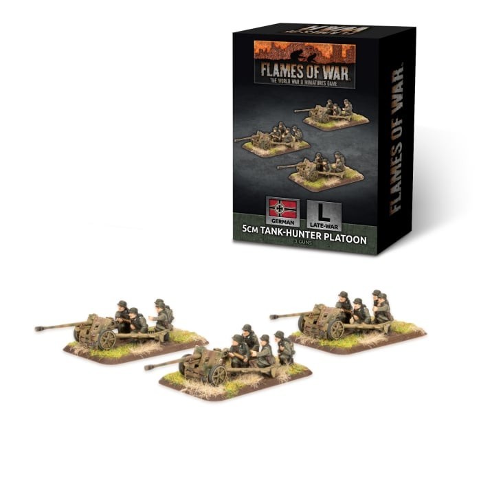 German 5cm Tank-Hunter Platoon - Late-War - Brand New - Flames of War