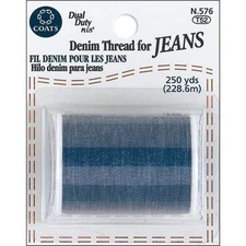Coats  Clark Inc. N576 Denim Thread for Jeans, 250-Yard, Blue