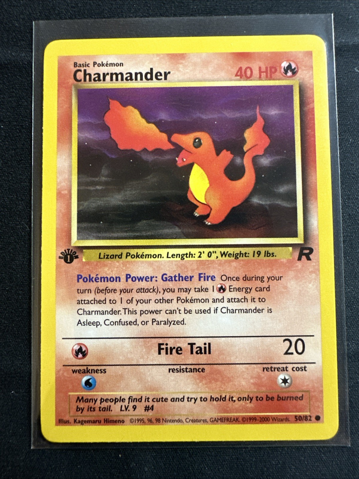 Charmander 50/82 Team Rocket 1st Edition