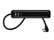 6 Outlet Surge Protector Power Strip with Low-Profile Plug with 4ft Cord.