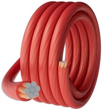 4 Gauge 4 AWG 15 Ft Black Power/Ground Wire Cable, True Spec Transparent Flex...