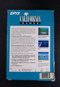California Games EPYX Apple II 2 Floppy Disk 5.25 DOS NES