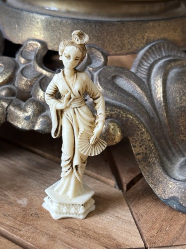 5 Vintage Carved Resin Miniature Traditional Asian Figurines Garden Ornaments - Picture 2 of 9