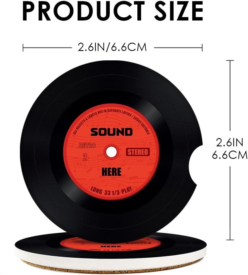 2 Pack Car Coaster, Absorbent Ceramic Stone Cork Base Drink Coasters 2.6 Inch...