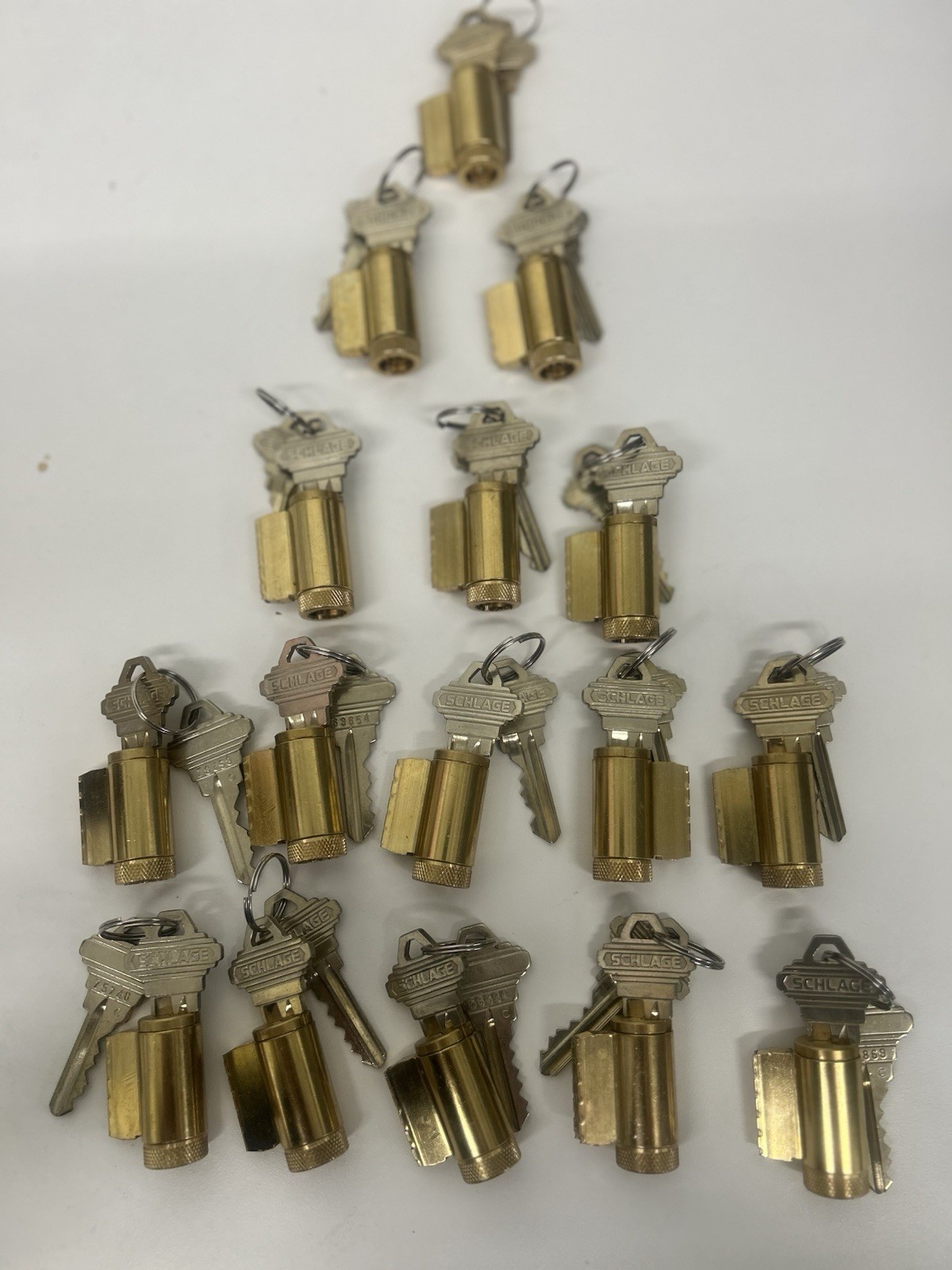 New Schlage Keyed lock Cylinder 6 Pin Keyed C Keyway 605 KD 