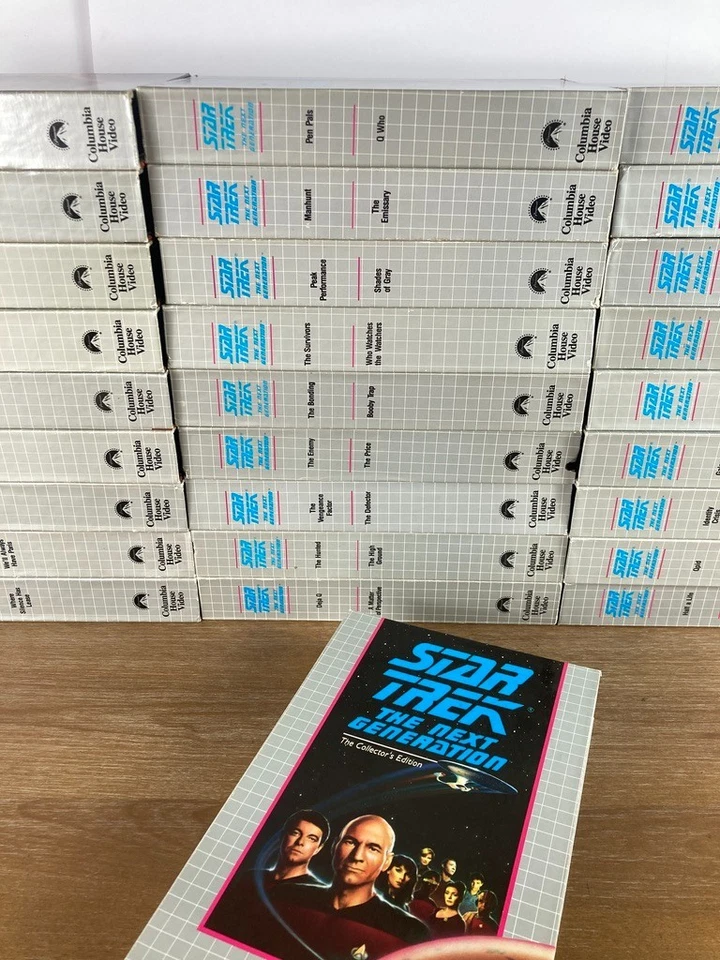Star Trek: The Next Generation Collector's Ed Lot of 28 VHS 55 Eps Seasons 1-5 - Image 4 of 4