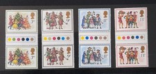 1978, Christmas. Traffic Light Gutter Pairs. Unmounted Mint 