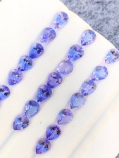 Natural Tanzanite Pear Lot, AA Violet Blue Ta...