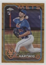 2024 Topps Chrome Gold Wave Refractor 17/50 Grant Hartwig #45 0bc0