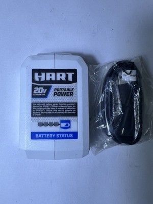 HART-HPPS02 20V PORTABLE POWER SOURCE  2.1A USB Charging Port & 12v Barrel Jack!