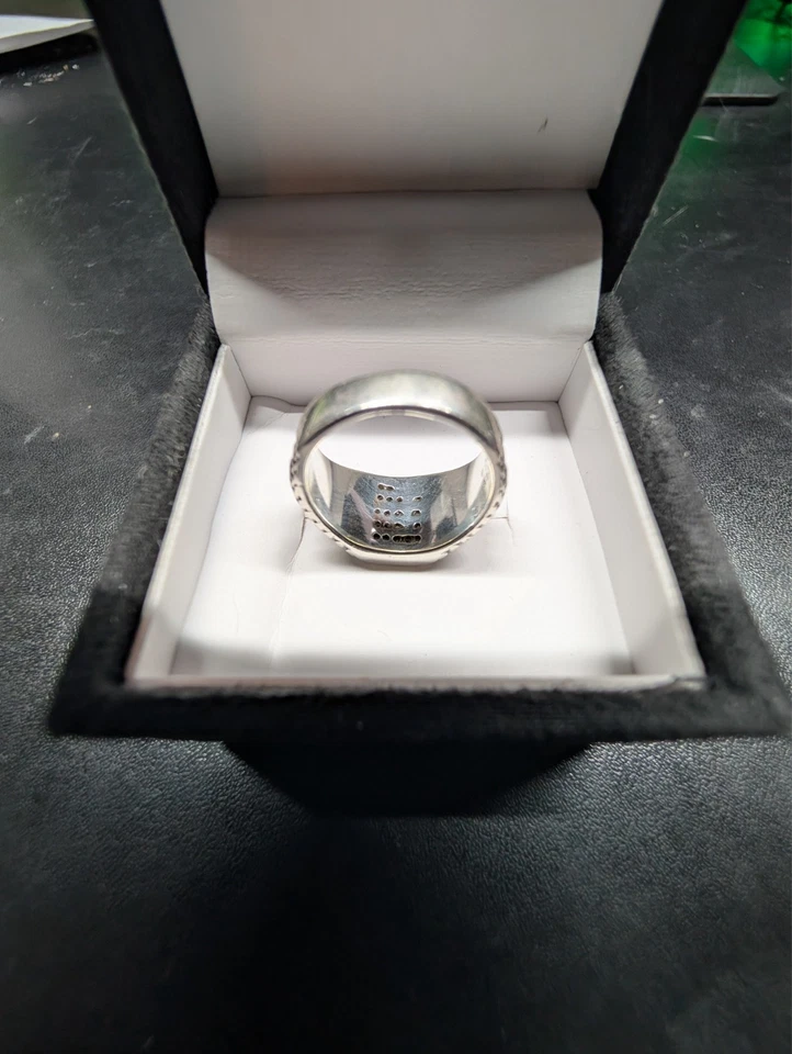 phillip gavriel 925 black sapphire ring sz9 - Image 4 of 4