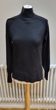 Amisu Knitwear Womens Black Jumper XS