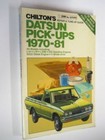 Datsun Chilton Car & Truck Repair Manuals & Literature