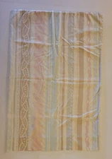 Lady Pepperell Grandeur Light Brown Pink Blue Striped Standard Pillowcase