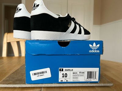 Size 10 - adidas Gazelle Black - B85476 for sale online | eBay 