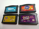 Lot of 4 Nintendo GBA Gameboy Advance Games RUGRATS/NEMO/DORA/JIMMY NEUTRON V19
