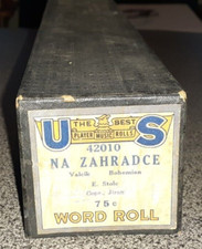 Vintage US World Player Piano Music Word Roll "Na Zahradce" In the Garden 42010